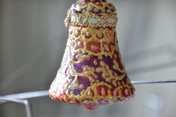 Burgundy Bell Shaped Limited ornament
